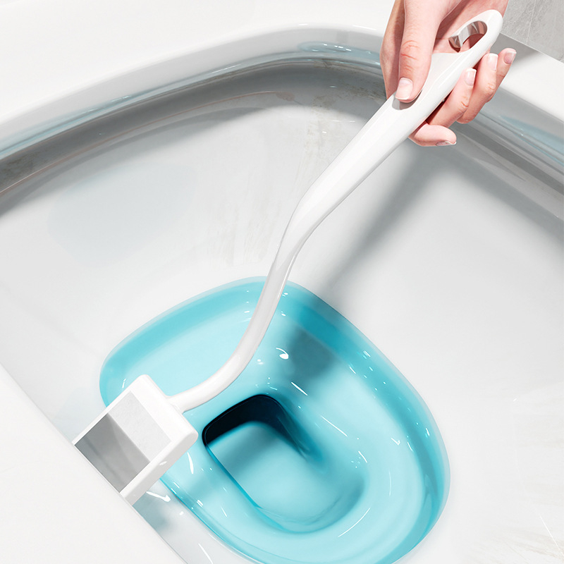 Yimijia četka za zahod s dugom drškom za temeljito čišćenje zahoda i kupaonice; plastika, 29 g, pakiranje od 120 kom, proljeće 2020.