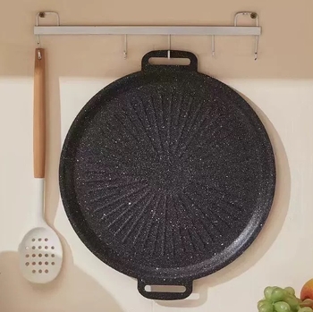 Vanjska ploča za roštilj s Maifan kamenom, korejski teppanyaki stil, indukcijski kompatibilna tava