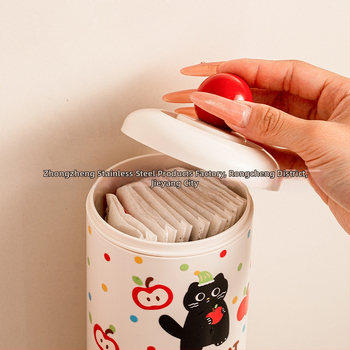 Zidni plastični dispenser za čaše — montaža bez bušenja, prašini otporan, težina 0,31 kg, sladak stil