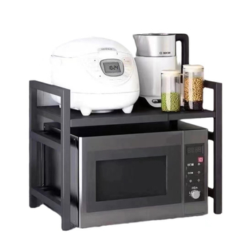 Pengye márkájú teleszkópos, több‑szintes konyhai mikrohullámú sütő állvány, modell 555, anyaga szénacél, OEM logó