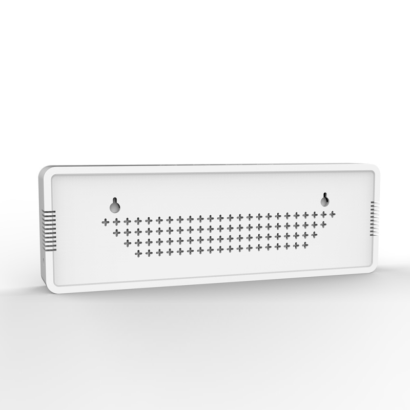 Detector CO2 montat pe perete DM1306 — intervalul 400–5000 ppm, precizie ±5%, tensiune 5V, durată de funcționare 180–240 min