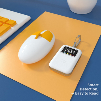 Bioall BCM01 Detector CO2 NDIR Mini pentru monitorizarea calității aerului – interval 400–5000 ppm, acuratețe ±(50 ppm+5%), Încărcare Type-C