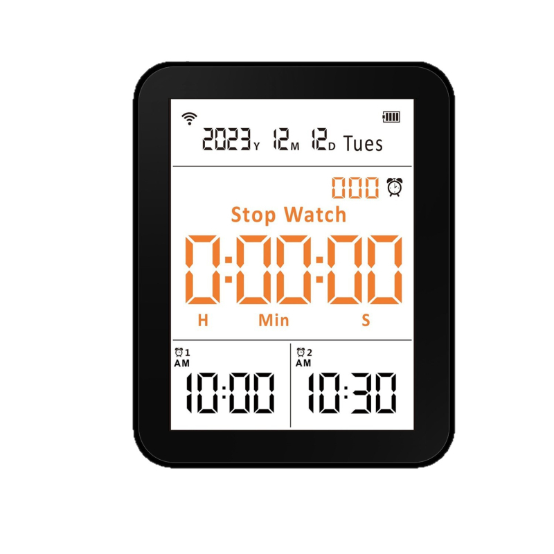 Detector de calitate a aerului 13-în-1 cu aplicația Tuya Smart App și WiFi, CO2 și PM2.5 - CO2 400-6000 ppm; detecție PM2.5; precizie CO2 ±50 ppm; afișaj 300x300