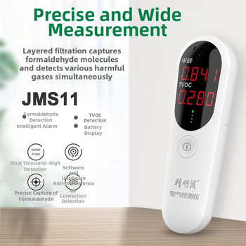JMS-11 detektor formaldehydu a tester kvality ovzdušia TVOC, pre domáce použitie, prenosný