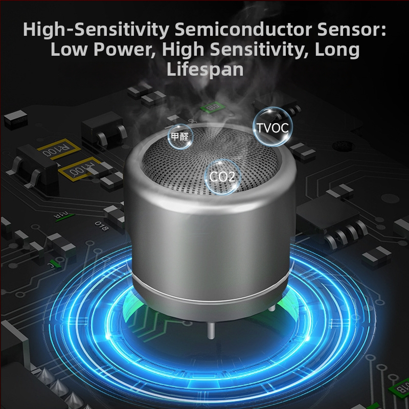 YW-220 Вътрешен монитор за качество на въздуха със детектор за формалдехид и TVOC, високопрецизен - Диапазон: 0–1.999 mg/m3; Точност: ±3–30% mg/m3; Разделителна способност: 0.001 mg/m3; Захранване: презареждаща литиева батерия