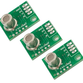 Rybed levegőminőség-érzékelő TVOC és formaldehid VOC detektálással, magas precíziós O2- és CO2 érzékelő