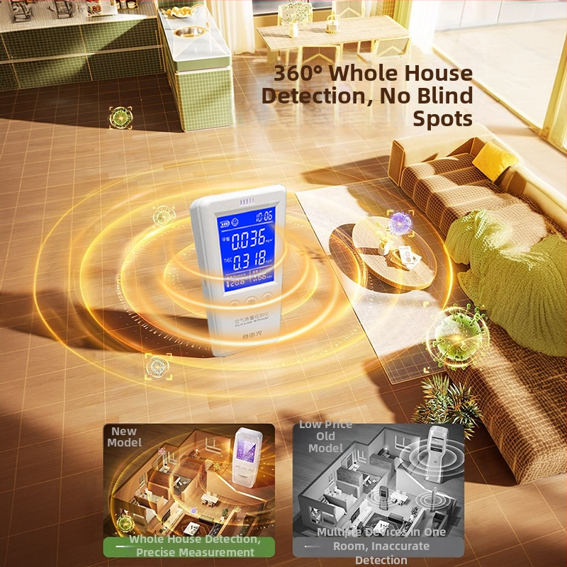 Детектор за формалдехид – домашна употреба, тест за качество на въздуха в закрити помещения, модел LMP-ZSC