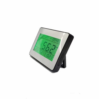 Портативен CO2 детектор TL-2000 TEARERTECH: измерва CO2, температура, влажност, атмосферно налягане и височина; диапазон 0-9999 ppm, точност ±50 ppm ±5% rdg (0-5000)