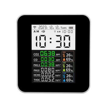 Nobito ZN-2CO15 detector de calitate a aerului, Wi-Fi, CO2, CO, TVOC, formaldehidă