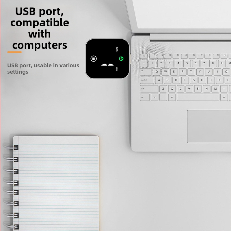 Detektor CO a metánu pre vozidlá, 2 v 1, rozsah 0-500 ppm, USB 5V napájanie, rozlíšenie 1 ppm, model DM339-CO/METHANE