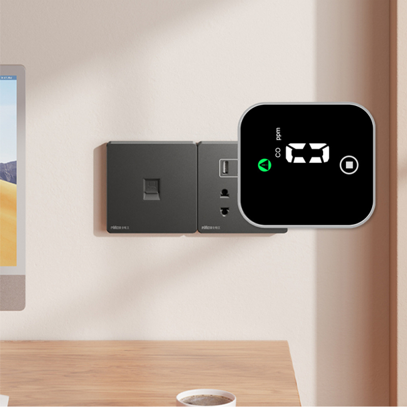 Detektor CO a metánu pre vozidlá, 2 v 1, rozsah 0-500 ppm, USB 5V napájanie, rozlíšenie 1 ppm, model DM339-CO/METHANE