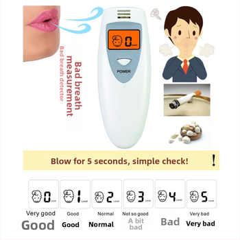 Diyat Model 201 Prenosný Detektor Zlého Dychu, Presnosť ±0,01, Napájanie 2×AAA