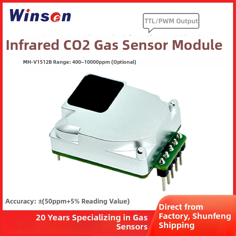 Mh-V1512B nízkoenergetický CO2 detekčný senzor a modul plynového senzora