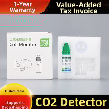 Монитор за концентрация на CO2 за аквариум и засадени резервоари — стъклено тяло, 60 g, нормални спецификации