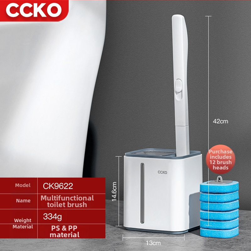 Četka za zahod CCKO, plastična, jednokratna, samočisteća, 0,5 kg, 1 kom
