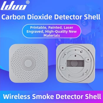 Корпус за детектор на въглероден диоксид — ABS материал, OEM марка, електронен корпус