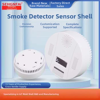 NB безжичен интелигентен корпус за аларма за дим – ABS материал, корпус за прахов датчик, CO2 детекция