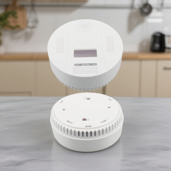 NB безжичен интелигентен корпус за аларма за дим – ABS материал, корпус за прахов датчик, CO2 детекция