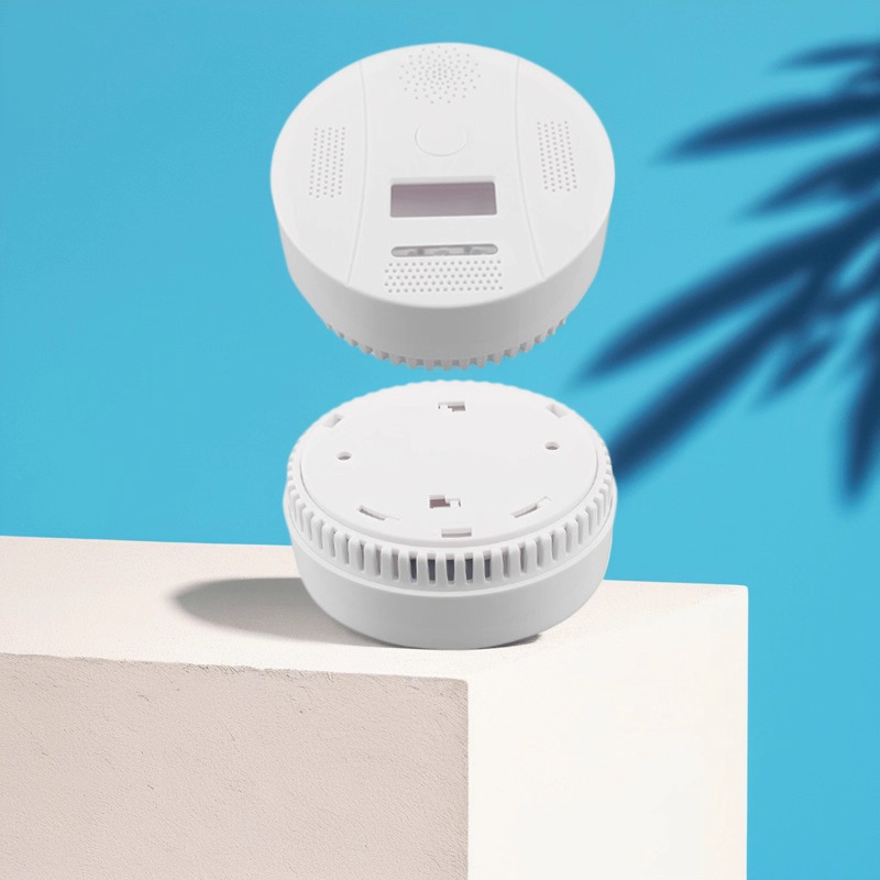 NB безжичен интелигентен корпус за аларма за дим – ABS материал, корпус за прахов датчик, CO2 детекция