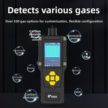 Ručný detektor prachu pre dielenský výfuk, TSP detektor a VOC alarm