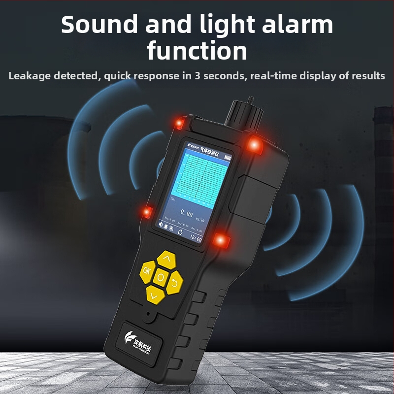 Ručný detektor prachu pre dielenský výfuk, TSP detektor a VOC alarm