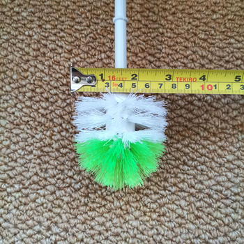 Монтирана на стената тоалетна четка, разглобяема еднократна глава, пластмасова конструкция