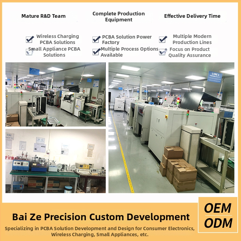 Pametan termostat PCB za otkrivanje formaldehida i CO2 – PCBA razvoj (Brend: Baize jingyan; Kapacitet: 500000; Detektor: formaldehid i CO2)