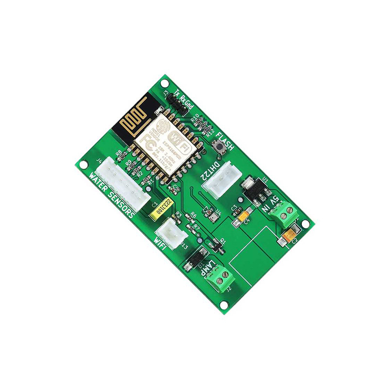 Pametan termostat PCB za otkrivanje formaldehida i CO2 – PCBA razvoj (Brend: Baize jingyan; Kapacitet: 500000; Detektor: formaldehid i CO2)