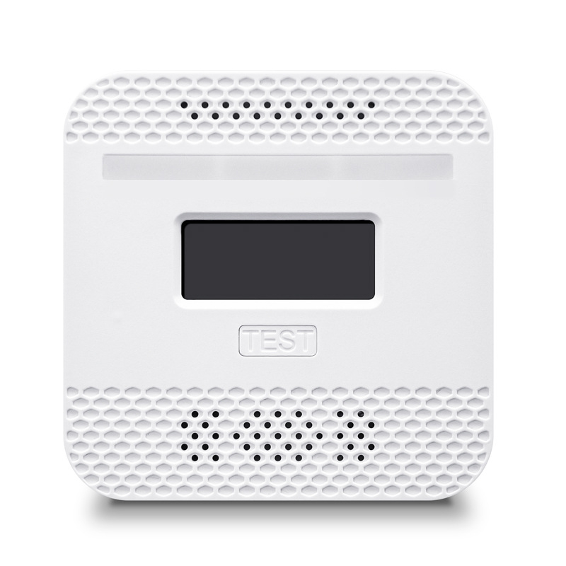 Detector infraroșu 2 în 1 CO și fum, detecție la 360°, 0–55°C, 4,5V, montaj pe perete, interior