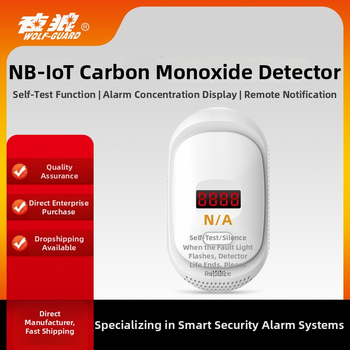 Detector de monoxid de carbon, model CO-08N, wireless, AC 220 V, detecție omnidirecțională, montare pe perete