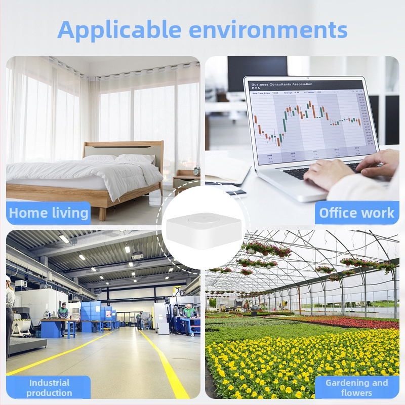 Šesť v jednom inteligentný monitor kvality vzduchu — PM2.5, formaldehyd, VOC, CO2, teplota a vlhkosť (vnútorné priestory do 100 m²)