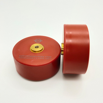 Meizhi kerámiás impulzus kondenzátor, modell MZCT8G-60KV-60-2DL-152K, 60 kV magas frekvencia, epoxy bevonat, dielektromos veszteség 0,2%, osztály A