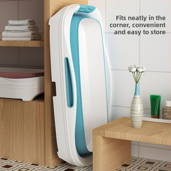 Αναδιπλούμενος κάδος μπάνιου από PP για ενήλικες, φορητή μπανιέρα για το μπάνιο