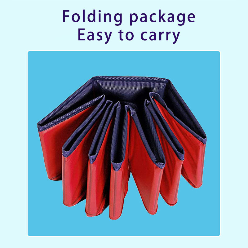 Сгъваем PVC басейн за къпане за домашни любимци – преносим външен басейн за кучета и котки