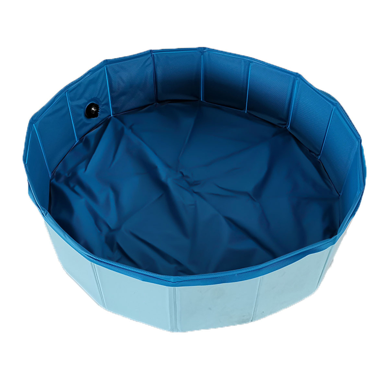 Сгъваем PVC басейн за къпане за домашни любимци – преносим външен басейн за кучета и котки