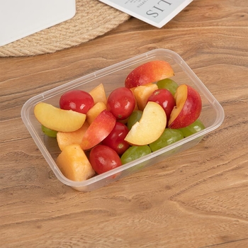 Jednokratne kvadratne kutije za obroke, prozirne PP, Bento kutije za ponijeti, paket od 150 komada