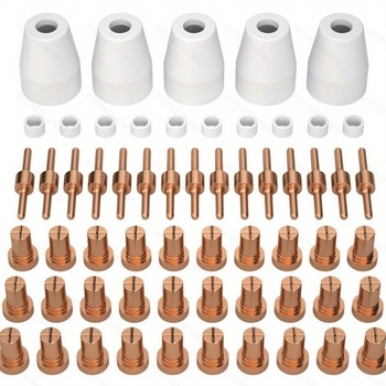 40A plazma elektróda és vágócsúcs készlet – PT-31, levegőplazma vágás, MIG120-hoz kompatibilis