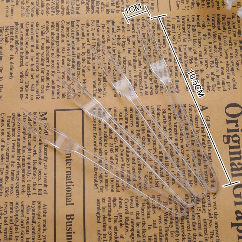 Jednokratne plastične vilice za voće, 200 komada u pakiranju, biorazgradive, nije sigurno za mikrovalnu, proizvedeno od neovisnog proizvođača