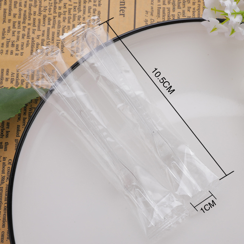 Jednokratne plastične vilice za voće, 200 komada u pakiranju, biorazgradive, nije sigurno za mikrovalnu, proizvedeno od neovisnog proizvođača