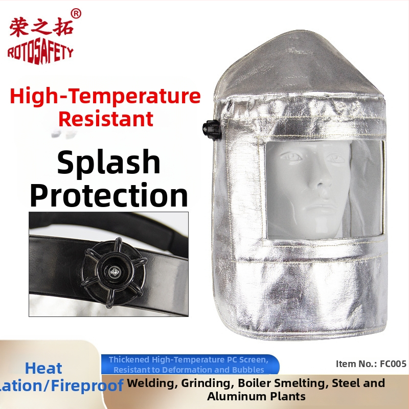 Chránič nohy z hliníkovej fólie pre vysoké teploty, ohňovzdorný a plameňochranný, ochrana proti striekajúcem kovom pri výrobe, predĺžený chránič nohy