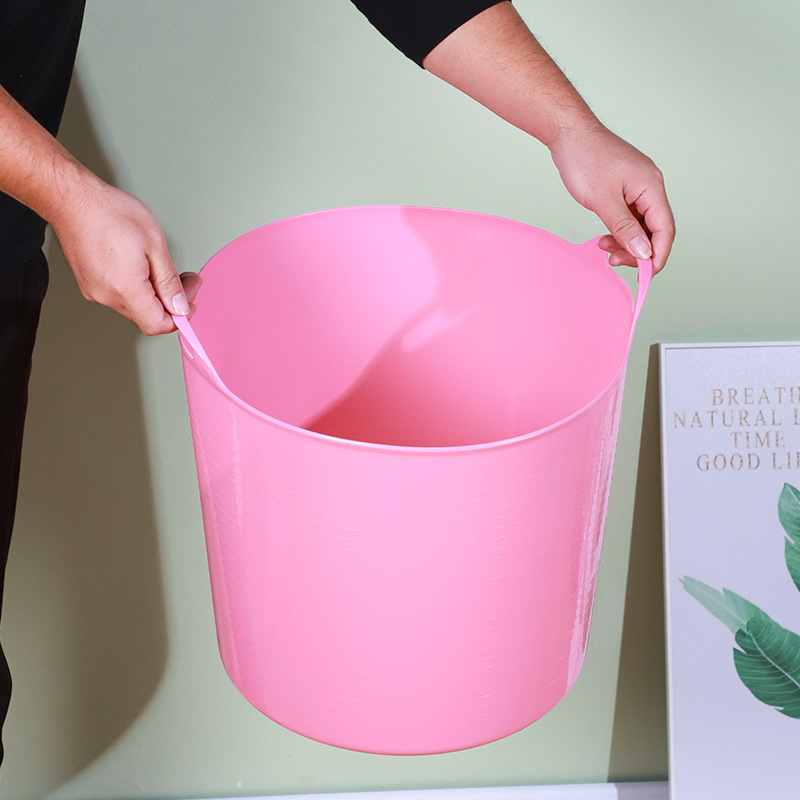 Портативна пластмасова детска кофа за къпане – многофункционална