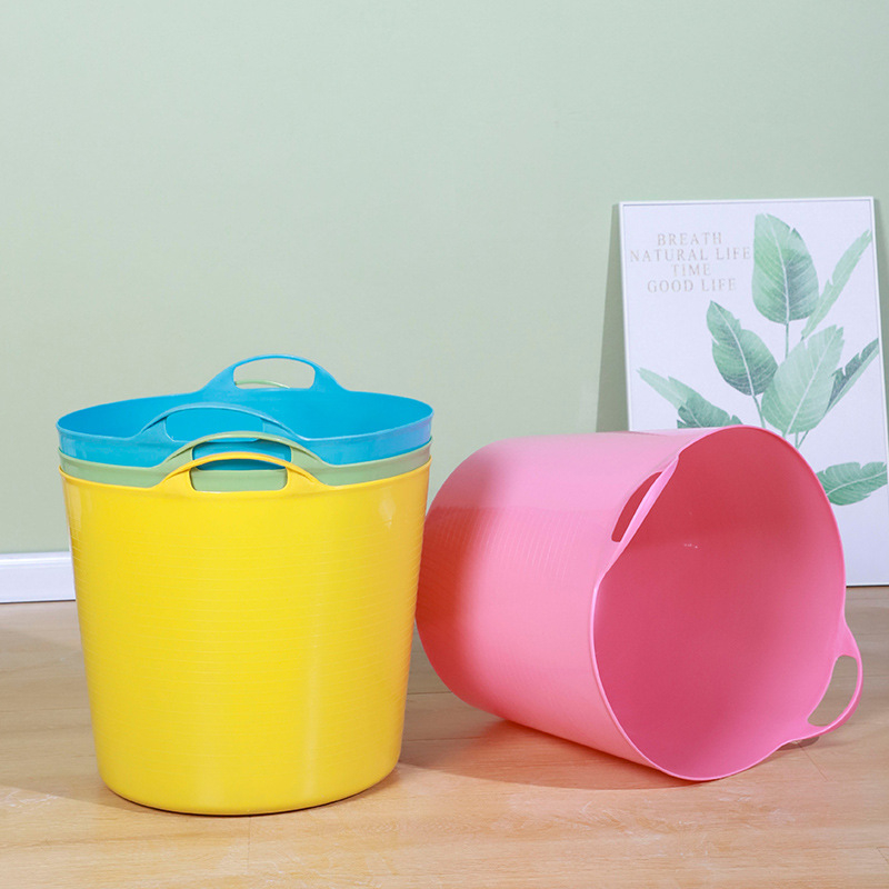 Портативна пластмасова детска кофа за къпане – многофункционална