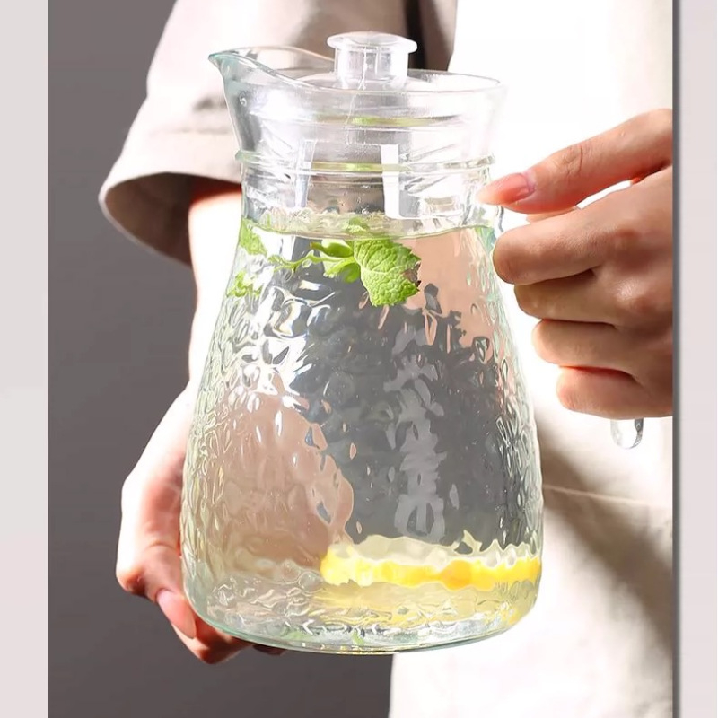 Staklena čajna kanica s velikim kapacitetom - set pića s prozirnim čašama, kineskog stila