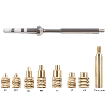 Αντάπτορας ακίδων συγκόλλησης με βιδωτή σύνδεση για TS100/101 και Pine64 Pinecil σειρές συγκόλλησης