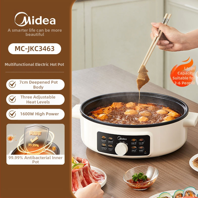 Električna tava za palačinke, Midea MC-JKC3463, jednostrano grijanje, mehaničko upravljanje, 220V, 50W