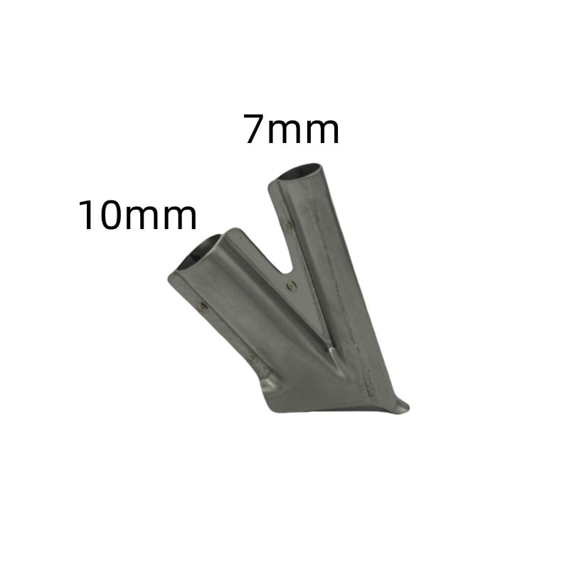 Пластмасова заваръчна пушка – Y-образен триъгълен накрайник, за горещ въздух, 304 неръждаема стомана