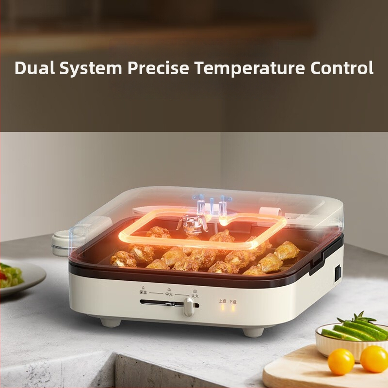 Midea električna palačinka tava - dvostruko grijanje, viseća ploča, 1600W, 220V, model MC-JKE28J51
