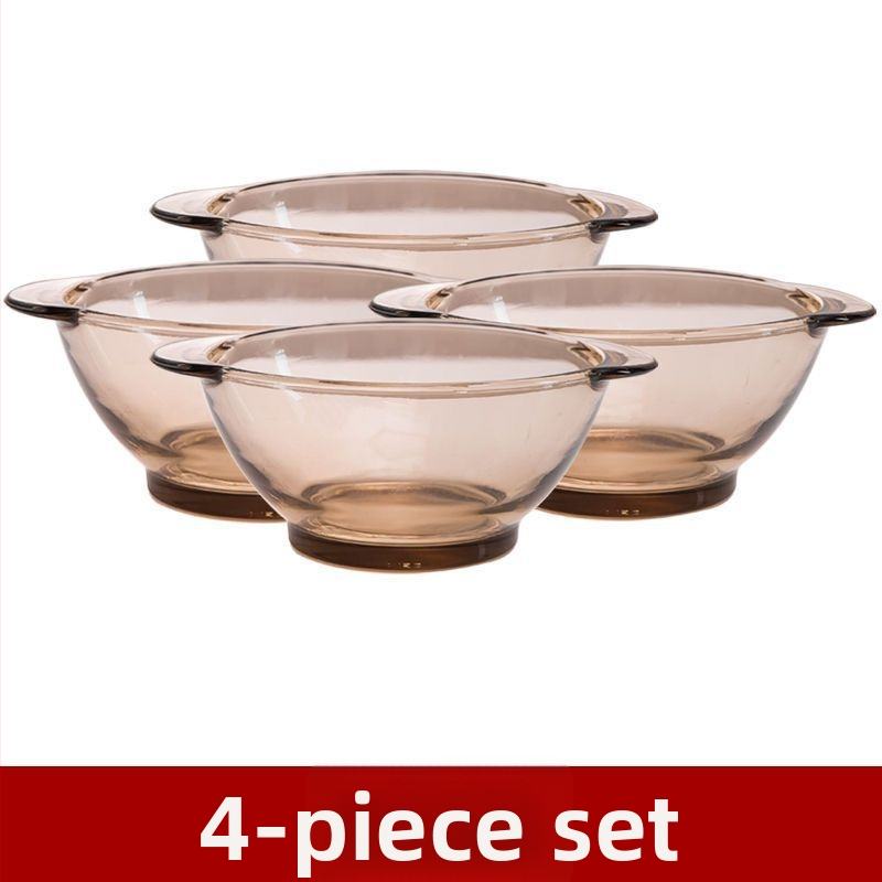 Sada misiek z bez olova so viečkami – tepelne odolné kuchynské misky na ryžu, kašu, polievku, šalát, dusené vajcia, zeleninu a ovocie