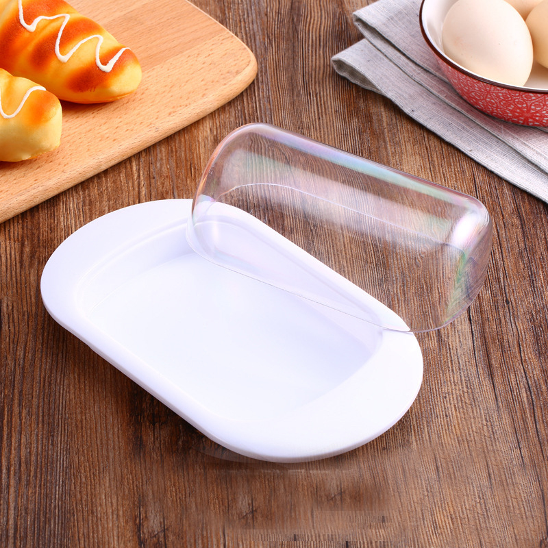 Кутия за съхранение на храна - пластмасова, квадратна, солиден модел, еднослойна, опаковка 50 броя