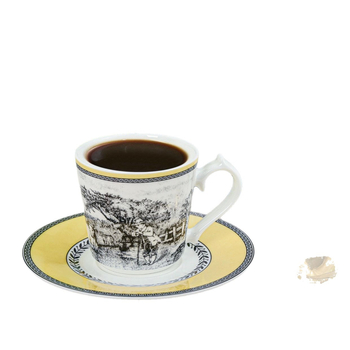 Kerámia étkészlet az asztalra: rizstál, ebédtál, nagy mély leveses tál, lapos tál, csipkés szélű mély tál, tea- és kávéscsésze; pásztor stílus, kézzel készített, testreszabható, könnyű luxus retro.